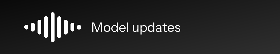Model updates